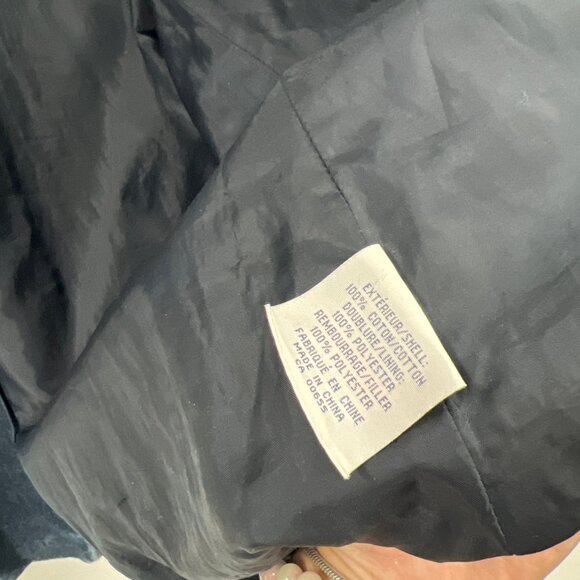 Vintage Encore Denim Belted Trench Jacket - Picture 5 of 5